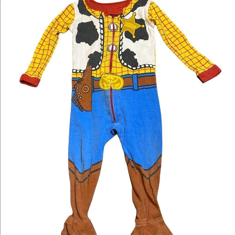 Disney baby boy toy story woody onesie sleepwear 12 to 18 months d08